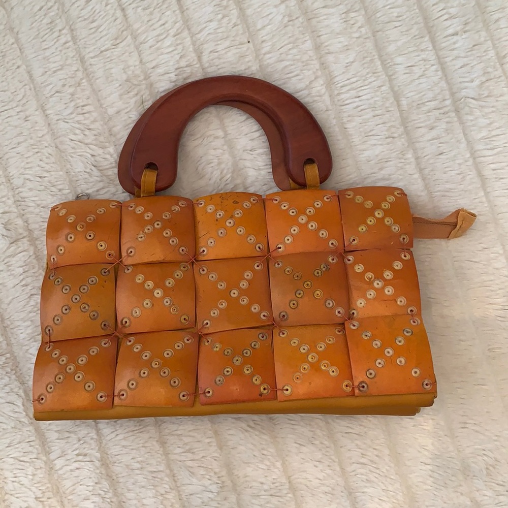 Wooden purse
